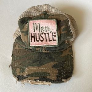 Mom Hustle trucker hat